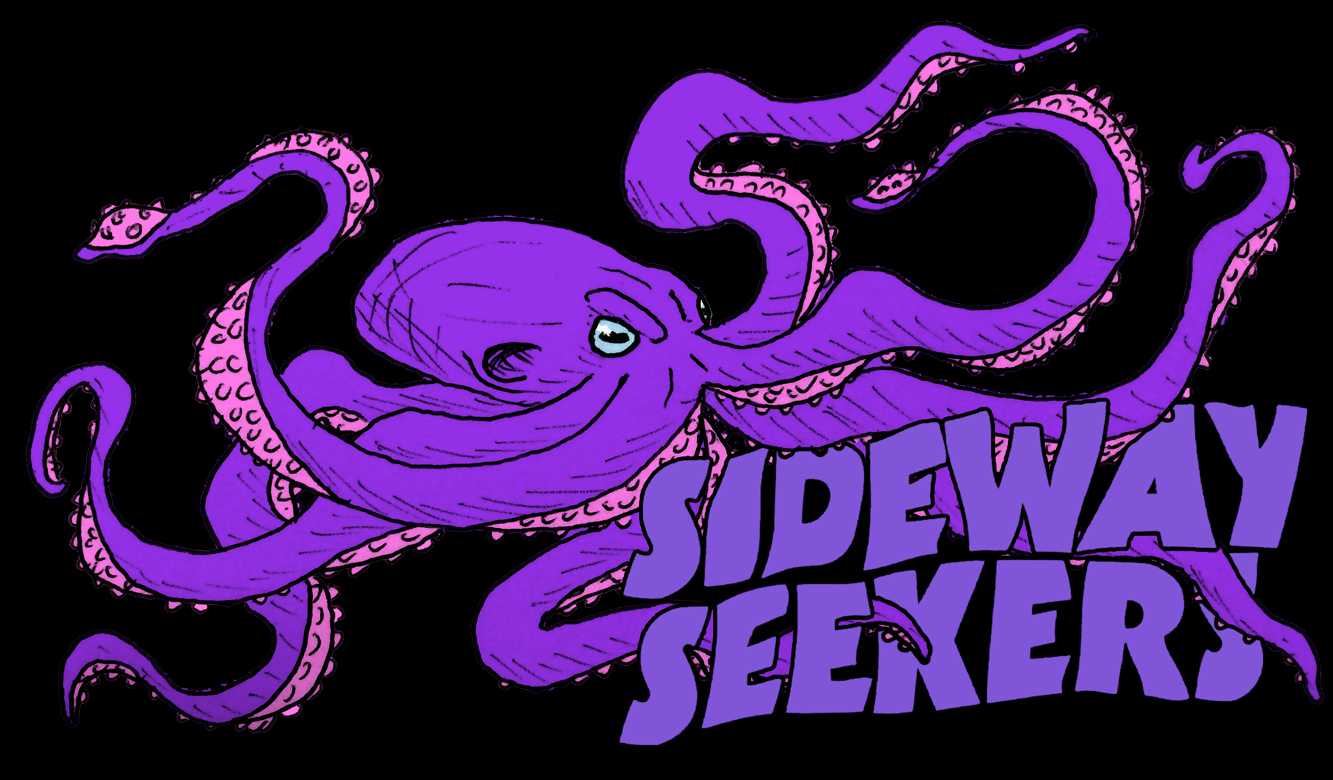 Sideway Seekers print design
